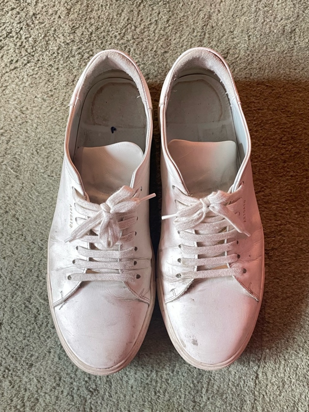 Axel Arigato White Leather Lace-Up u Men’s Sneakers